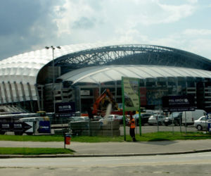 Stadion Lech Poznań, z zewnątrz