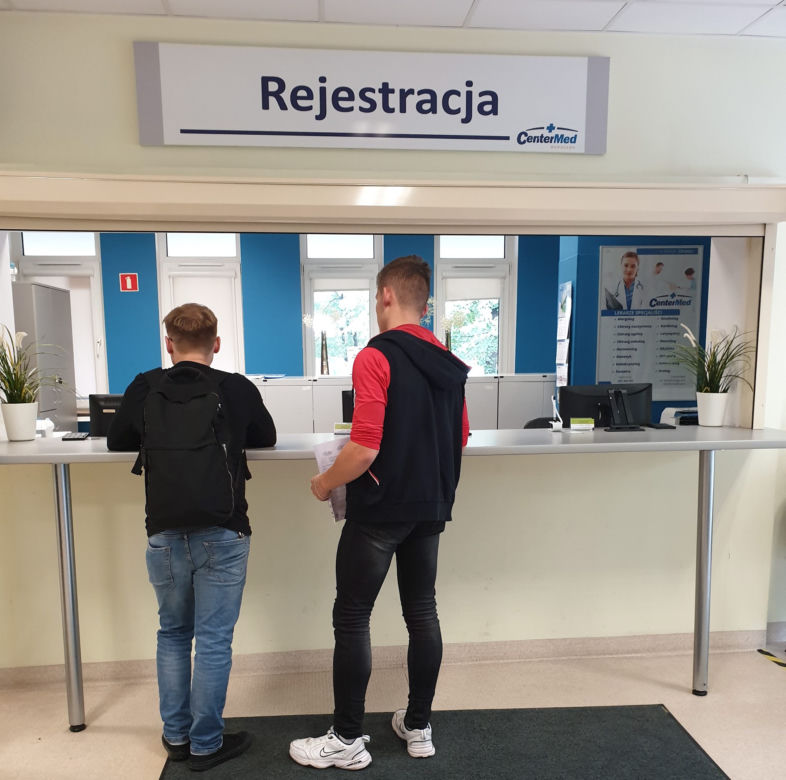 Problemy z zapisem do lekarza na badania do technikum