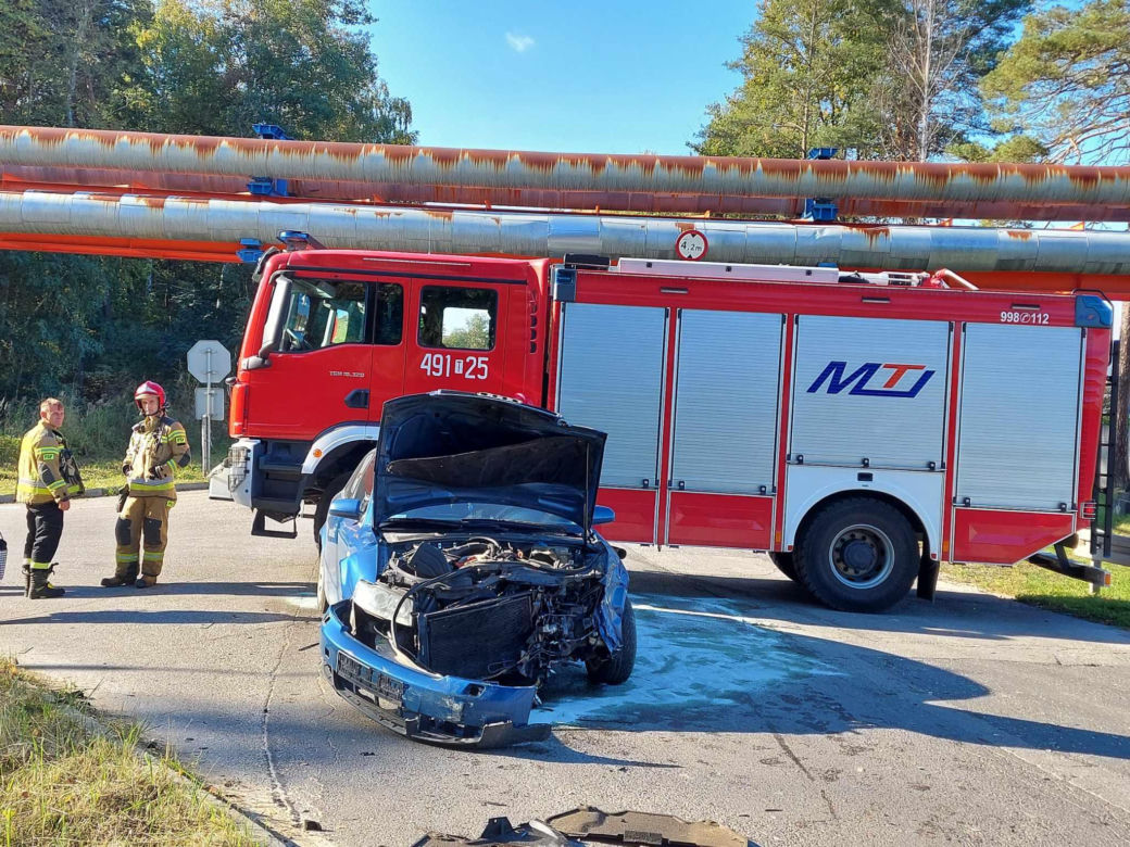 Wypadek na terenie SSE Starachowice