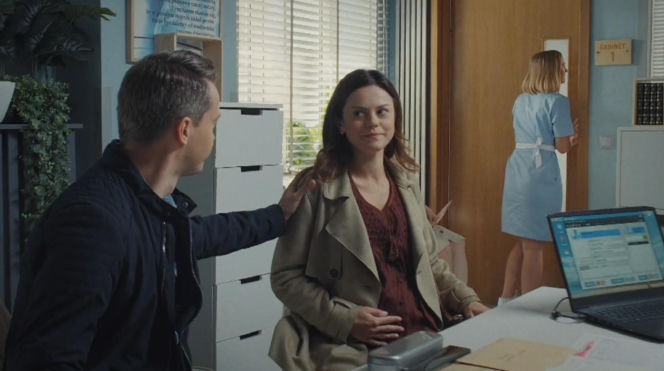 M jak miłość odc. 1891. Kasia (Paulina Lasota), Jakub (Krzysztof Kwiatkowski)