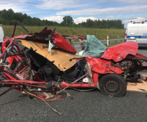Wypadek na autostradzie A4