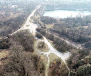 Kraków z lotu ptaka w czasie kwarantanny