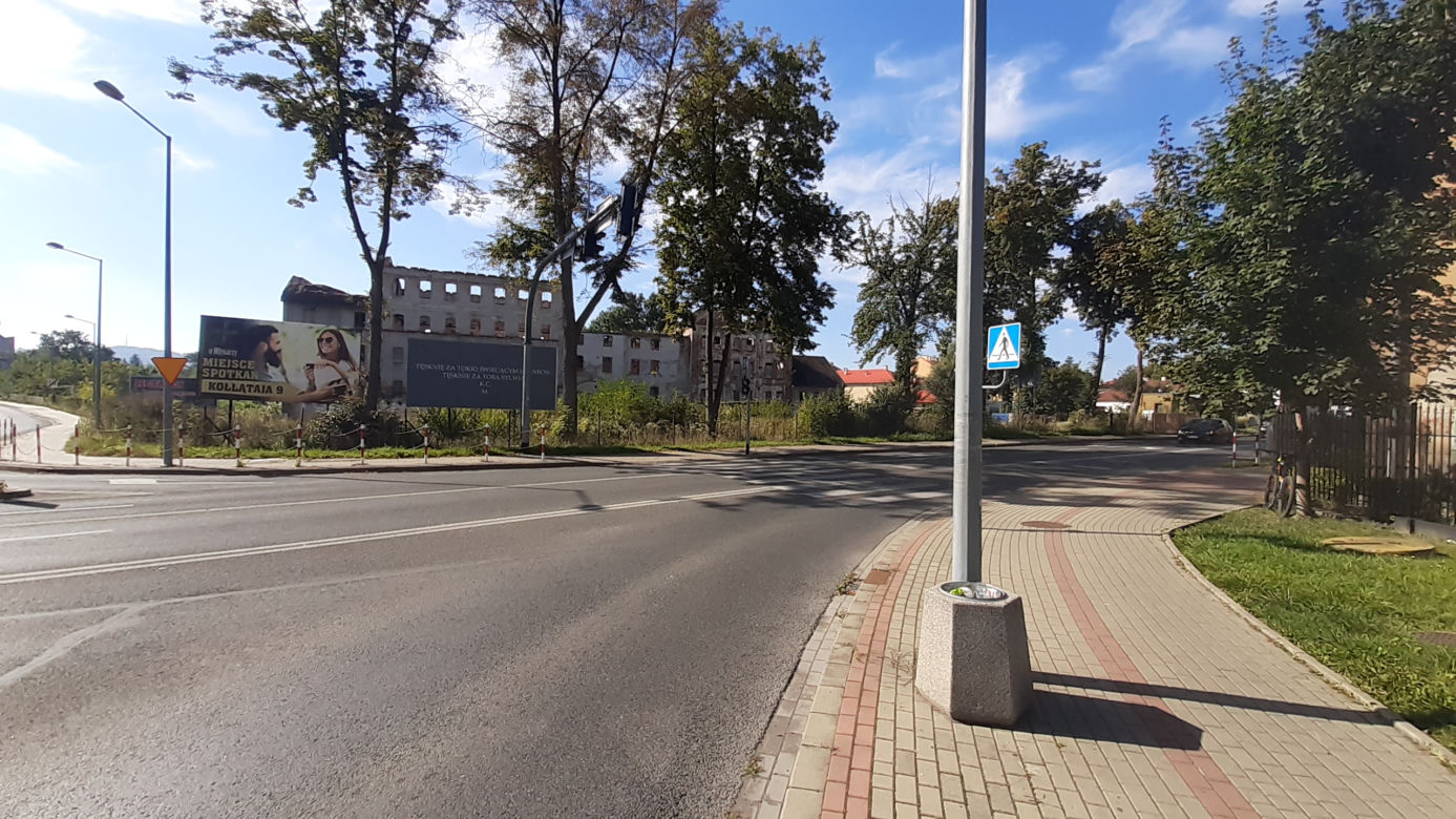Bilbord z wyznaniem tęsknoty