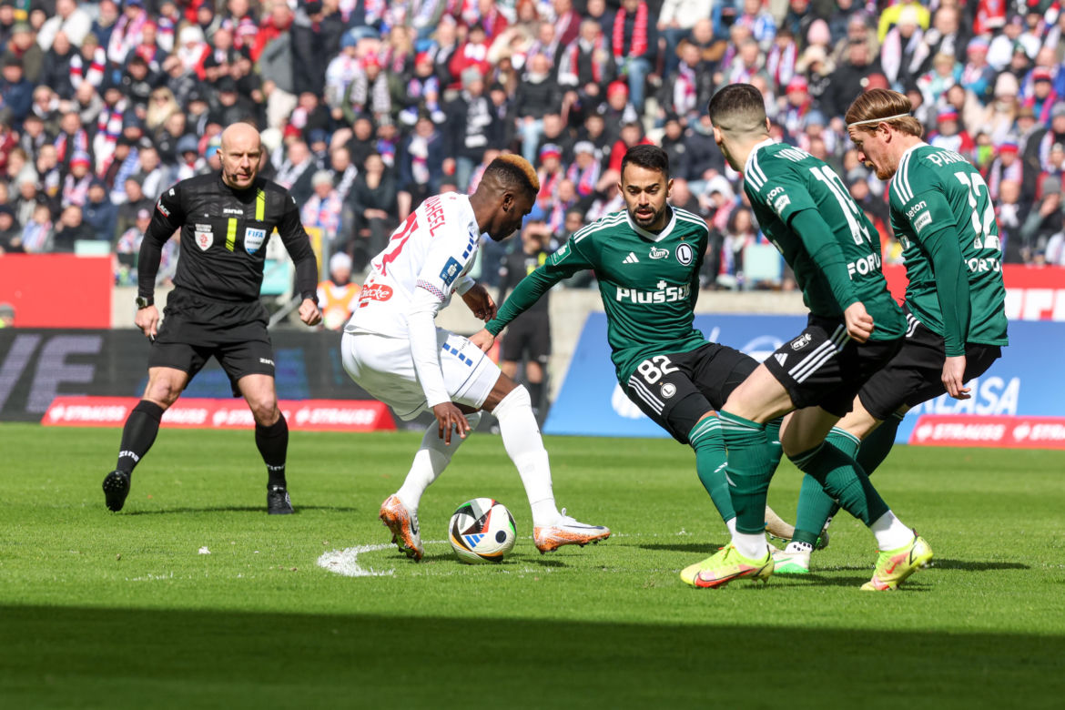 Górnik Zabrze podjął u siebie Legię Warszawę