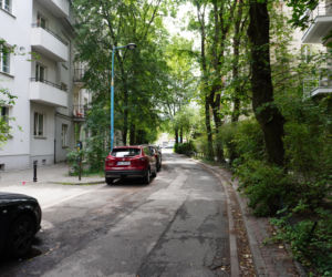 Uliczka Glogera obecnie. Lato 2026