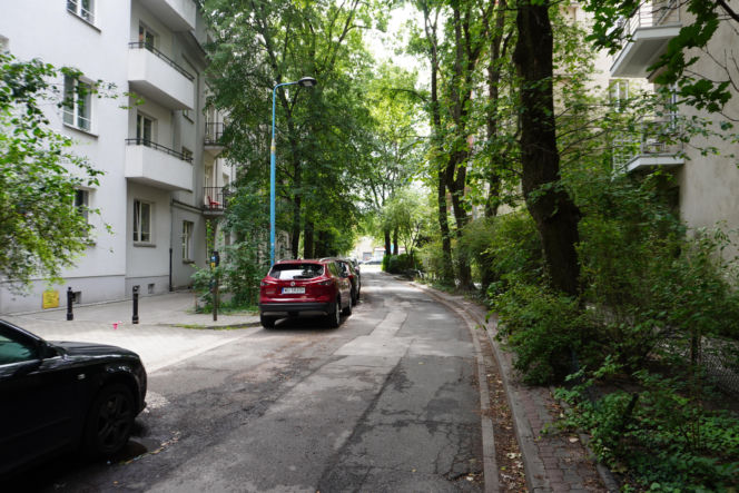 Uliczka Glogera obecnie. Lato 2026
