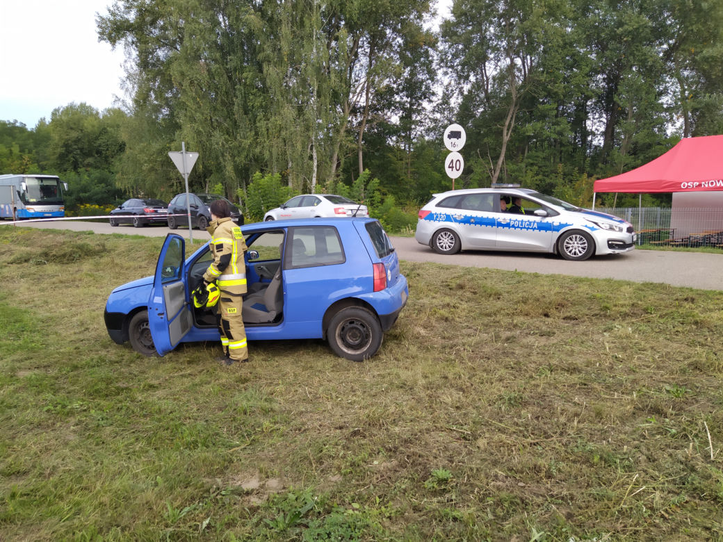 ZOBACZ ZDJĘCIA z akcji "Bezpieczny przejazd" w Koszewnicy, w gminie Kotuń - 15.09.2022