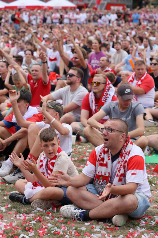 Warszawska Strefa Kibica na Euro 2024 - mecz Polska-Holandia
