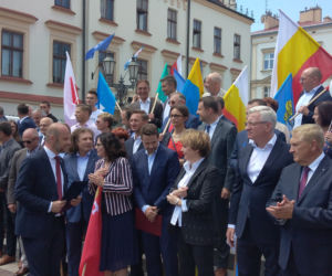 Wybory w Rzeszowie. Konrad Fijołek ze wsparciem samorządowców z całej Polski [ZDJĘCIA]