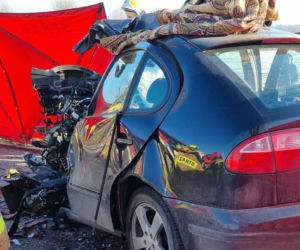 Bojszowy: osobowy Seat uderzył w drzewo. Prokuratura bada przyczyny tragedii