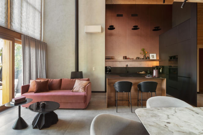 Eklektyczne wnętrza na Mazurach