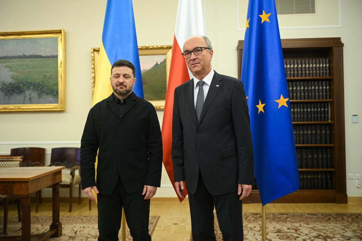 Wołodymyr Zełenski w polskim Sejmie