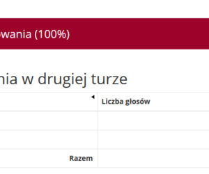 Jak głosowali mieszkańcy poszczególny miast i powiatów w Małopolsce w II turze?
