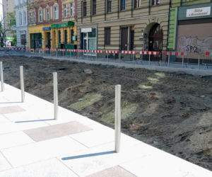 Przebudowa ulic w centrum Szczecina - maj 2020