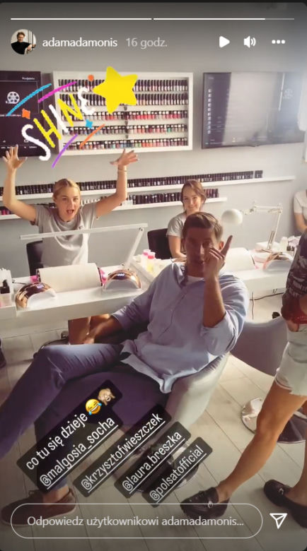Przyjaciółki po wakacjach 2022: Inga (Małgorzata Socha), Robert (Krzysztof Wieszczek) 