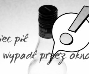 Butelka wódki, wódka, pijany, pijana