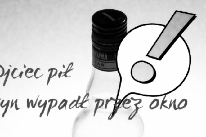 Butelka wódki, wódka, pijany, pijana