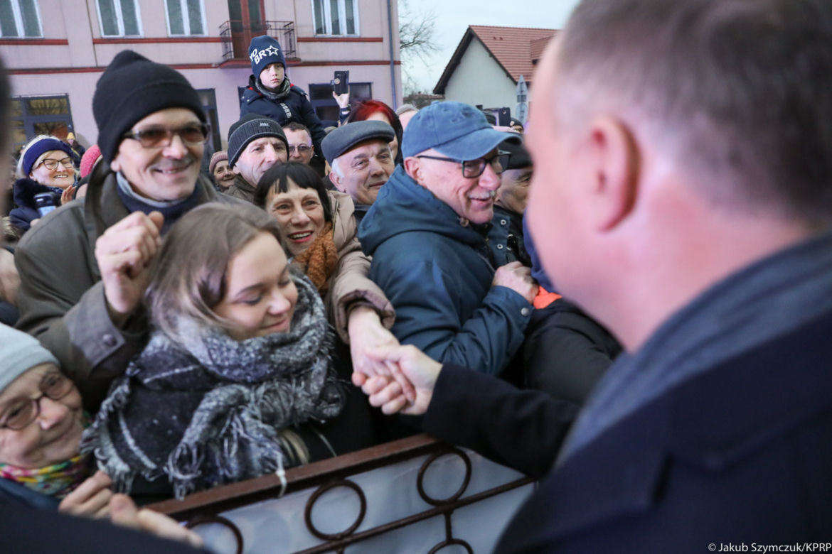 Łódzkie. Prezydent Andrzej Duda z wizytą w Lututowie
