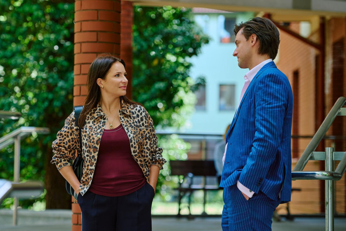 Na Wspólnej, odcinek 4288: Fabian (Aleksandar Milićević), Judyta Bradecka (Anna Dereszowska)