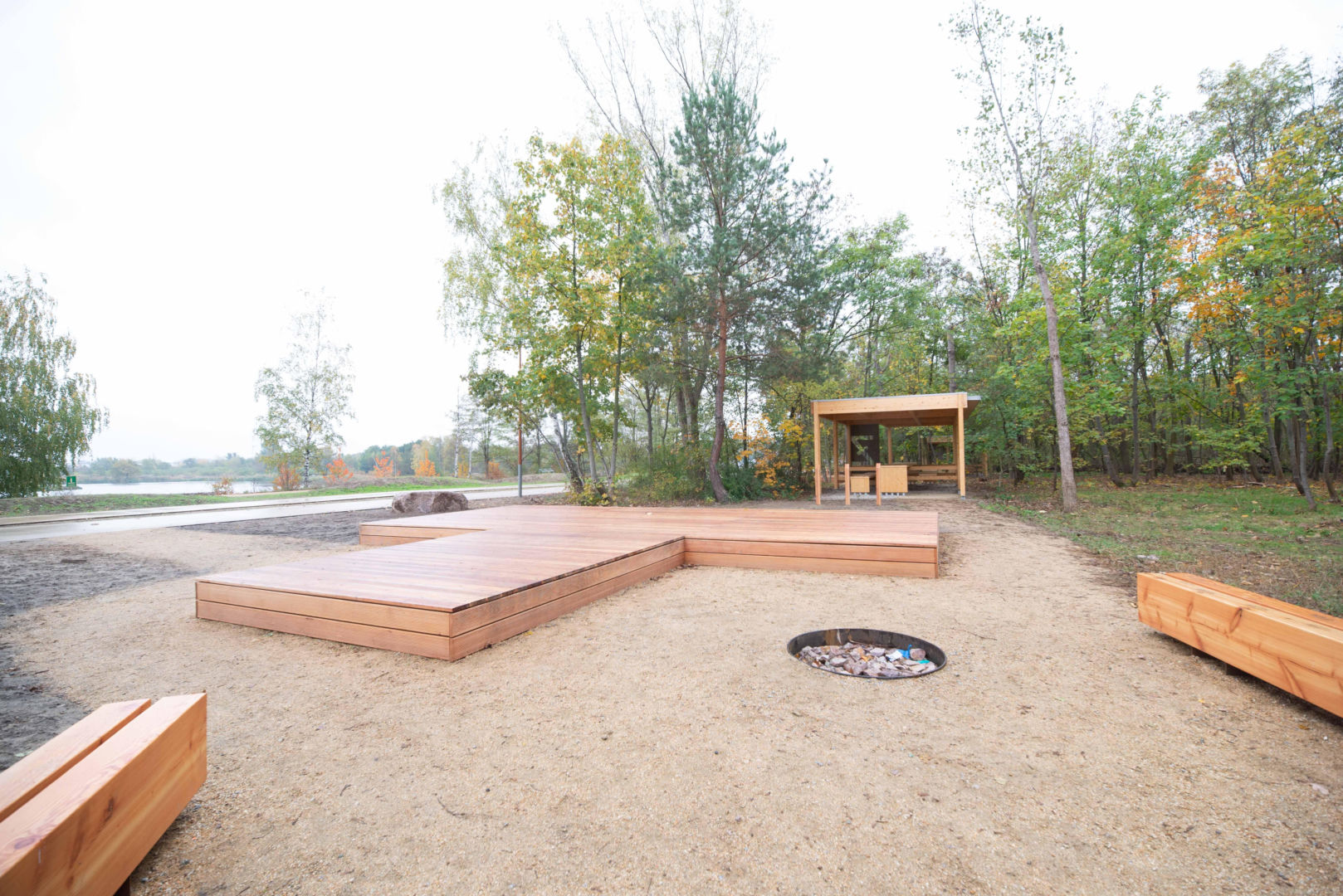 Park Żerański – altany i miejsca na ogniska