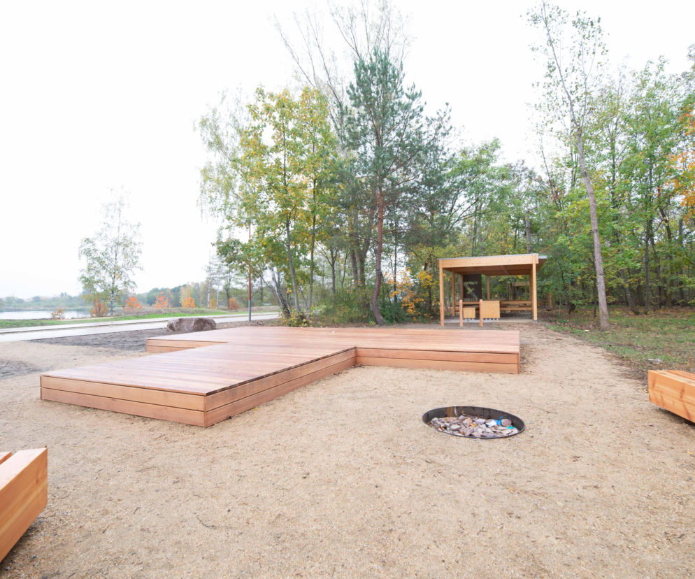 Park Żerański – altany i miejsca na ogniska