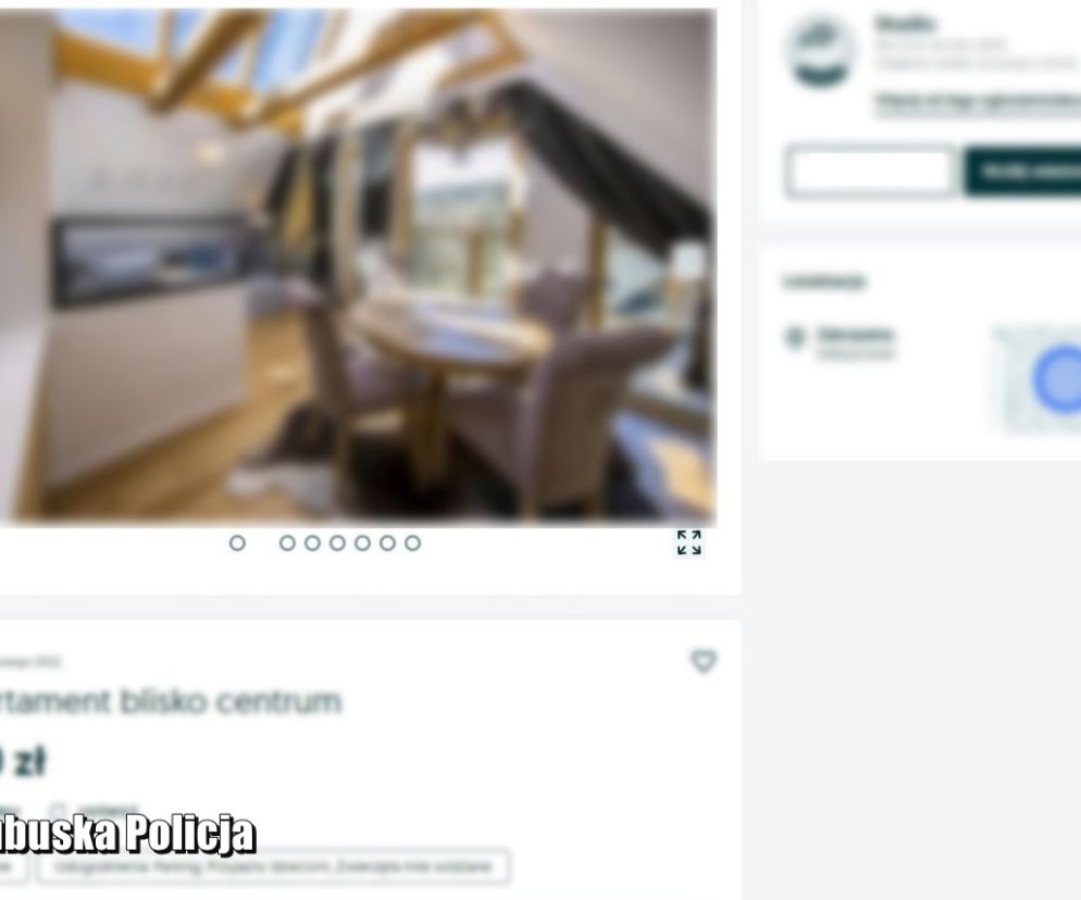 Oszuści oferowali na wynajem fikcyjne domki i apartamenty