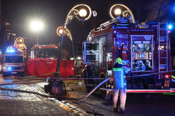 Pożar lokalu na Krupówkach