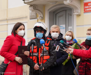 Motokaretka w Wojewódzkiej Stacji Pogotowia Ratunkowego w Białymstoku [ZDJĘCIA]
