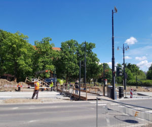 Torowisko prawie gotowe! Są postępy w pracach na al. św. Jana Pawła II
