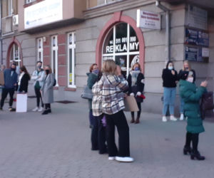 Protest w Iławie - Prawo kobiet do aborcji