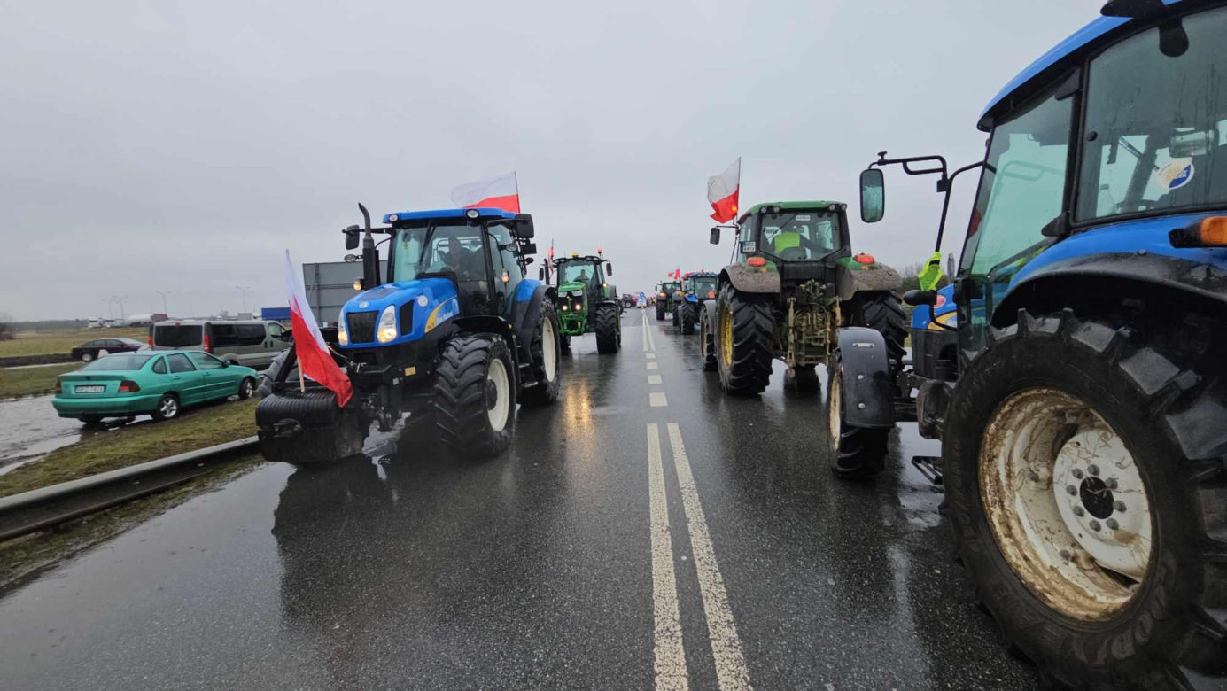 Protest rolników z Podkarpacia w Przeworsku