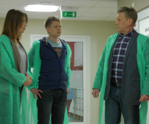 Pierwsza miłość. Grzegorz (Jan Jankowski), Grażyna (Grażyna Wolszczak), Błażej (Paweł Krucz)