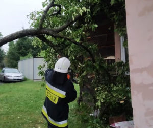 Strażacy usuwają skutki nawalnic nad Podkarpackiem