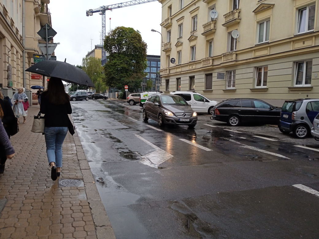 Deszczowy dzień w Lublinie 
