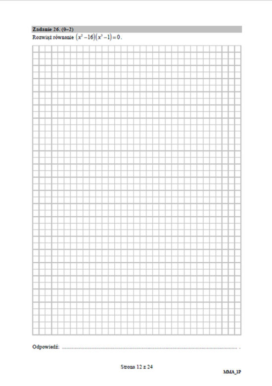 Matura poprawkowa 2019 - MATEMATYKA [ARKUSZE CKE, ZADANIA, ODPOWIEDZI]