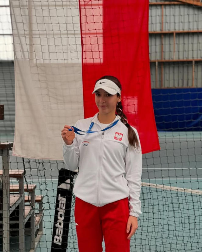 Oliwia Sybicka, 16-letnia stypendystka Igi Świątek
