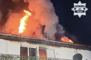Tragiczny pożar w środku nocy. Nie żyje kobieta, nie zdążyła uciec przed płomieniami