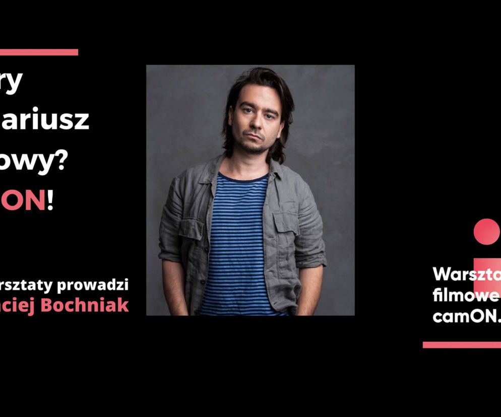 CamON: Jak pisać scenariusz? Jak zrobić film? W Rzeszowie zapraszają na darmowe warsztaty