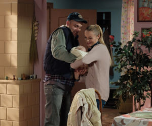 Pierwsza miłość. Emilka (Anna Ilczuk), Szymon Kulas (Marcin Sztabiński)