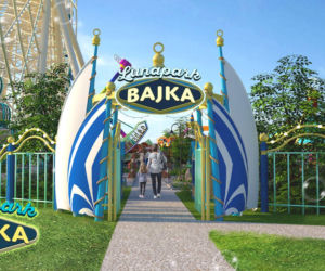 Giżycko: Na plaży miejskiej powstanie lunapark z ogromnym kołem widokowym [WIZUALIZACJE]