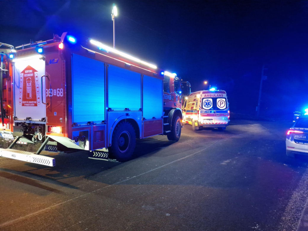Tragiczny wypadek w miejscowości Chełmica Duża. Zdjęcia z miejsca zdarzenia