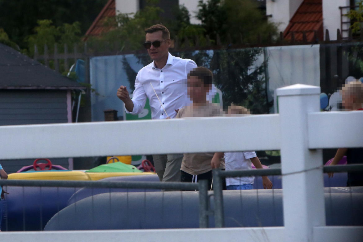 Marcin Mroczek przerwał pielgrzymkę już po pierwszym dniu, by pędzić do synka