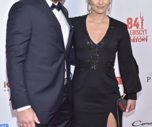 Jan Błachowicz z partnerką i synem