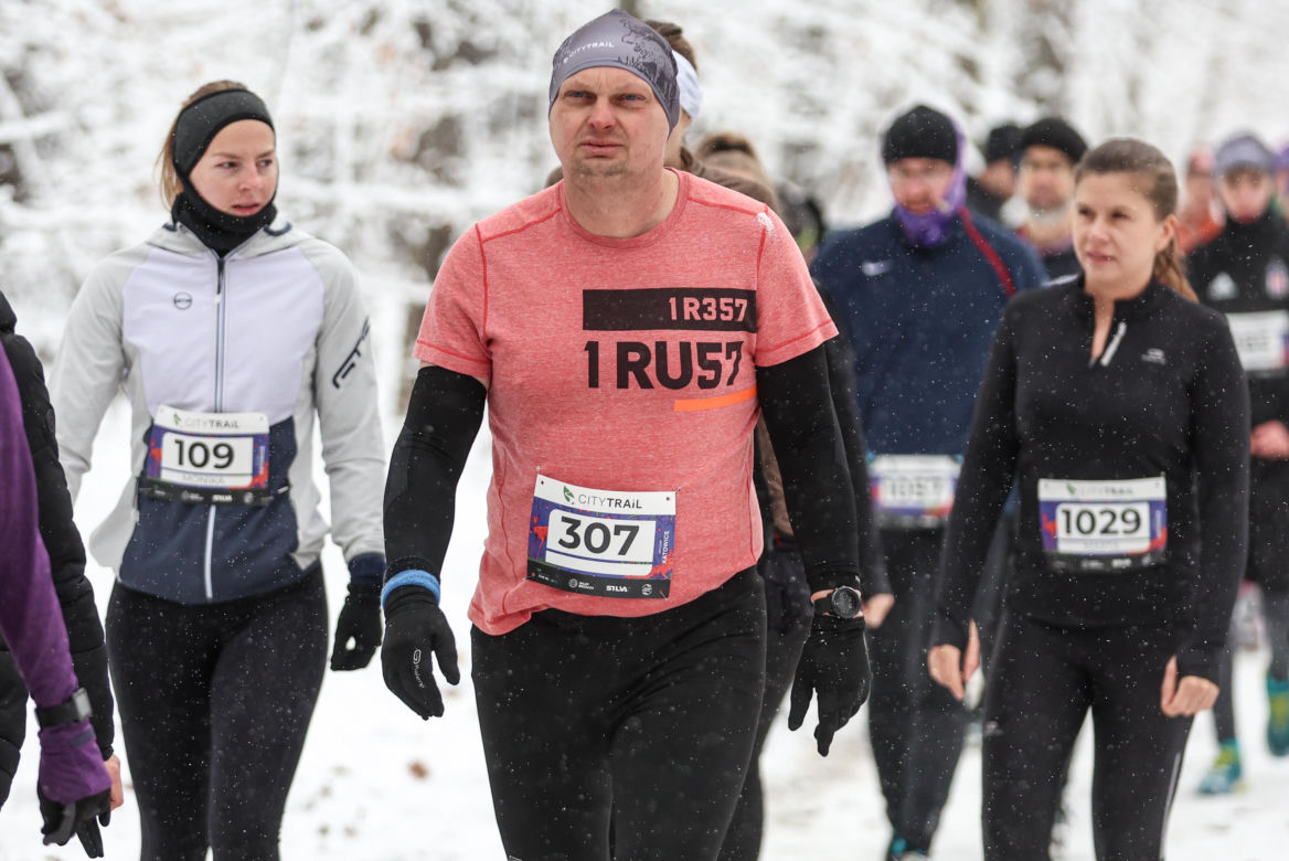 Za nami kolejny bieg z cyklu City Trail w Katowicach w pięknej, zimowej aurze