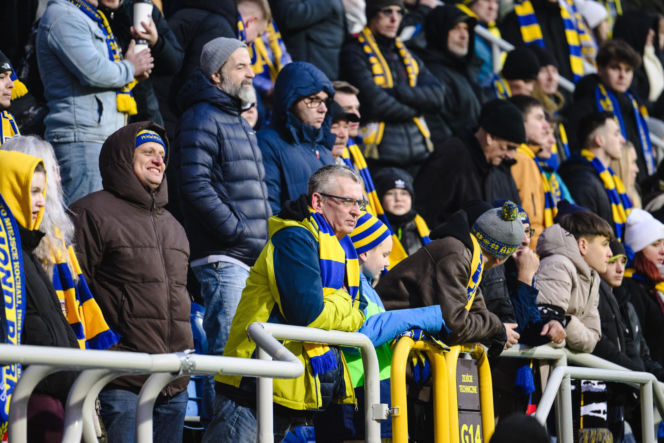 Arka Gdynia - Raków Częstochowa, zdjęcia kibiców i piłkarzy z meczu 17. kolejki PKO BP Ekstraklasy