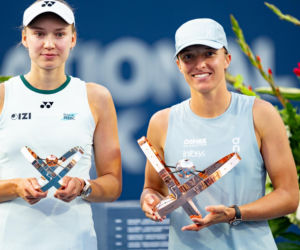 Kiedy gra Iga Świątek z Jelena Rybakiną? O której godzinie mecz w WTA Cincinnati?