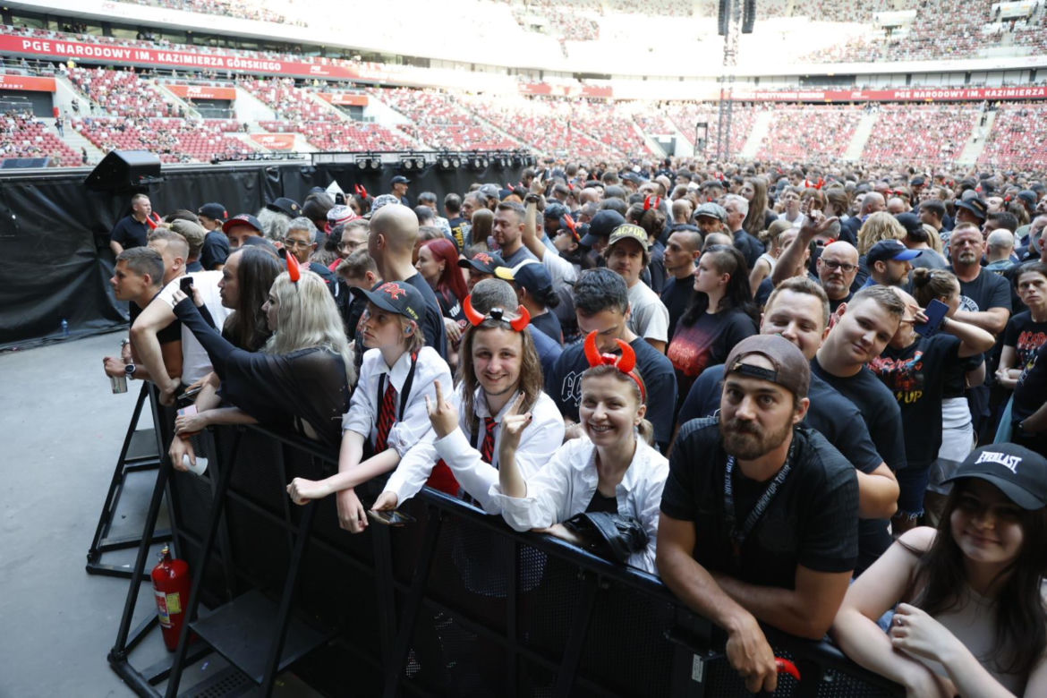 Koncert AC/DC w Warszawie (4.07.2025) - część pierwsza. Organizatorem koncertu jest Live Nation