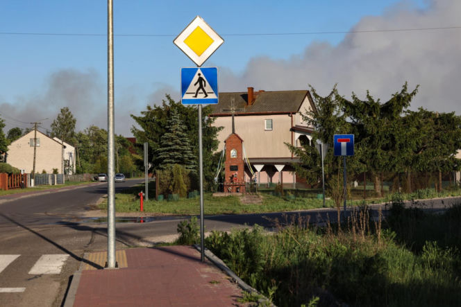 Pożar w powiecie wołomińskim