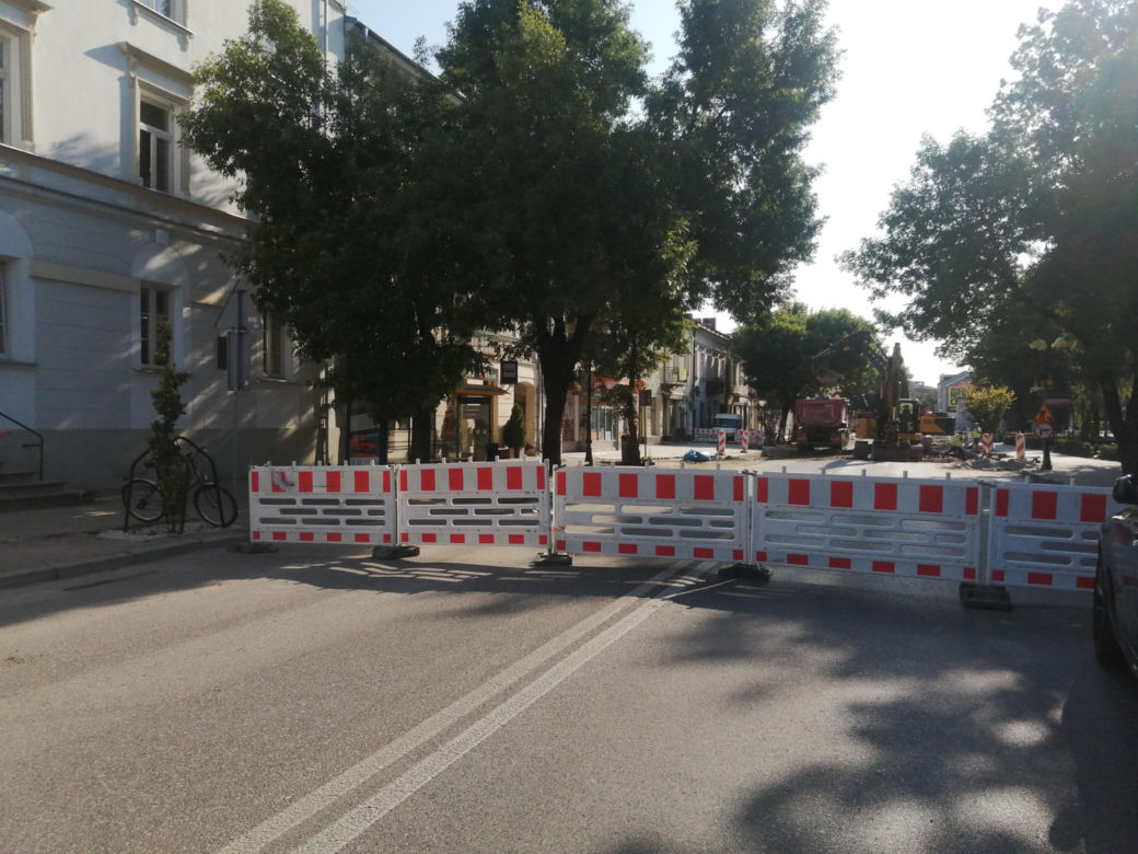 Remont ul. Piłsudskiego w Siedlcach, natrafiono na ciekawe znalezisko