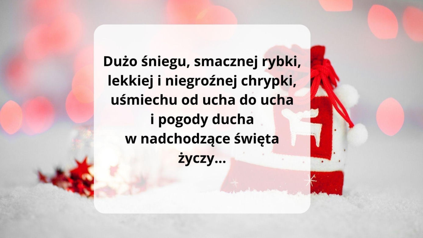 Boże Narodzenie 2023. Życzenia świąteczne, SMS, krótkie wierszyki